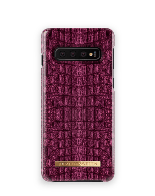 Burgundy Croco