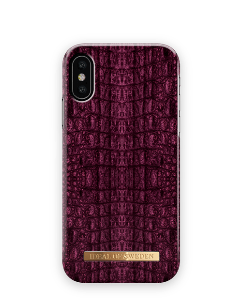 Burgundy Croco