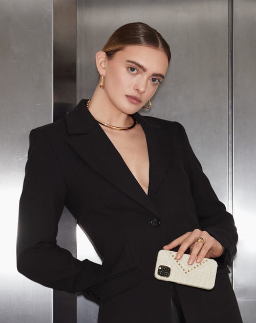 Beatstuds Cream Croco