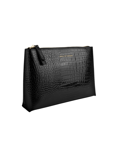 Glossy Black Croco