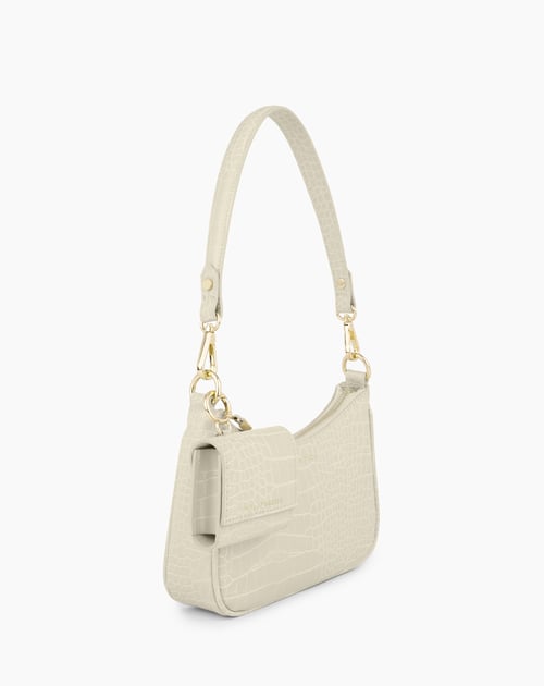 Cream Beige Croco
